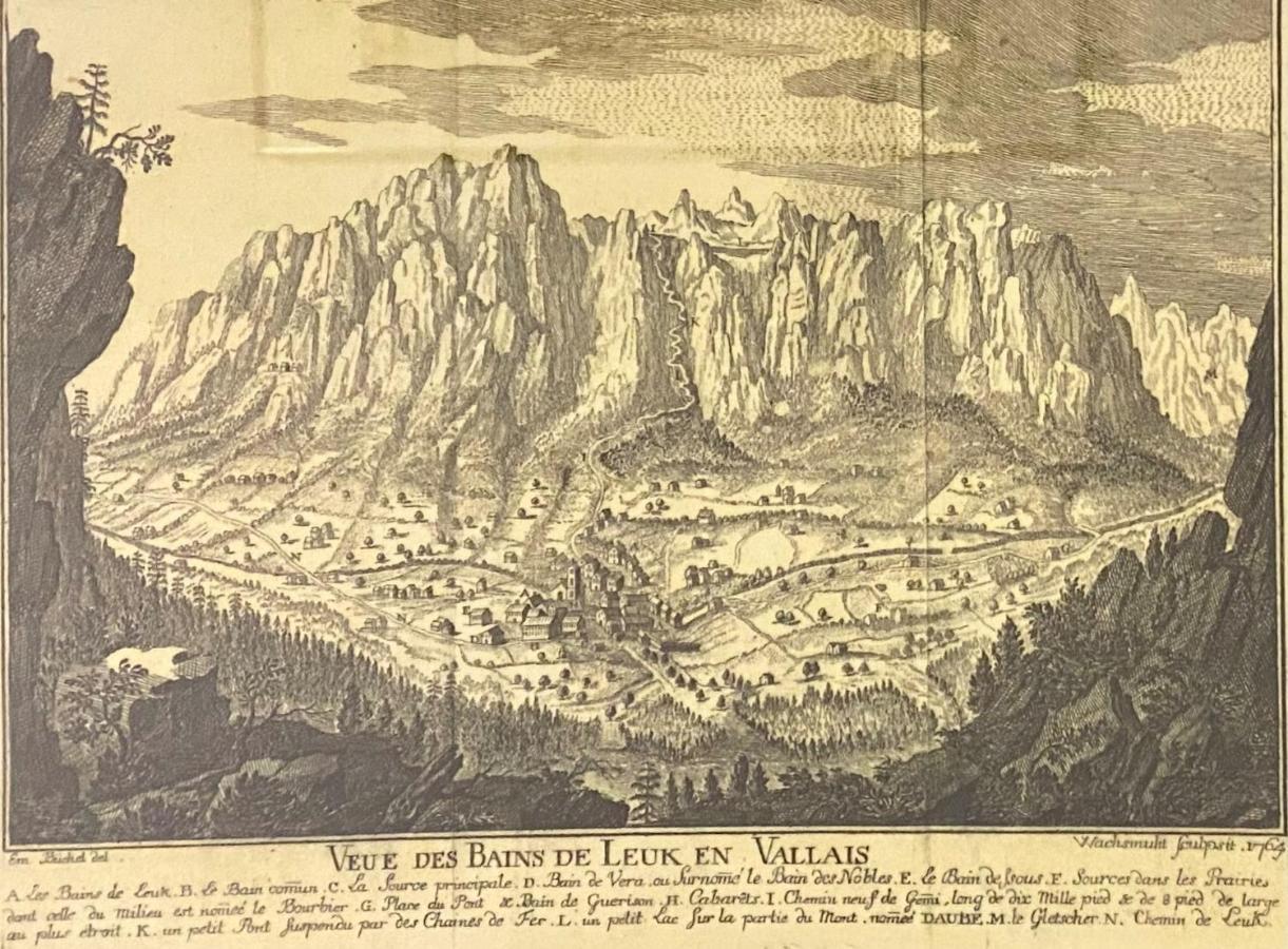 Hotel Regina Terme Leukerbad Kültér fotó